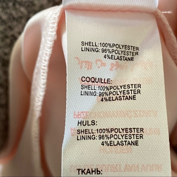 Asos Little Mistress Gray and Pink Windowpane Midi Dress, size 4 - Picture 11 of 14